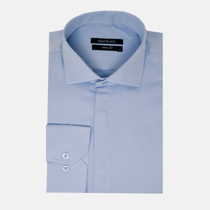 andriko-poukamiso-monoxrwmo-slim-fit-siel-8235-si