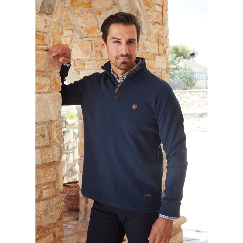 andriki-plekti-mplouza-me-fermouar-blue-2792co1-2