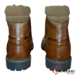 Leather Ankle Boots with Brogue Details - Image 4
