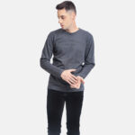 Blouse O-Neck Blouse O-Neck Anthracite - Image 2