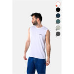 Ανδρικό αμάνικο t-shirt - Image 2
