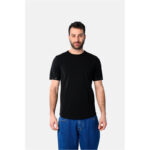 Ανδρικό t-shirt slim fit μαύρο