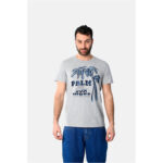 Ανδρικό t-shirt με στάμπα "crayon palms"