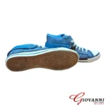 Fabric Sneakers with Retro Fold - Image 4