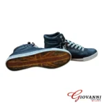 Ανδρικά Μποτάκια Sneakers Μαύρα - Image 4