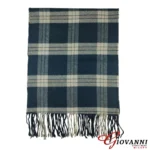 Checkered Scarf with Soft Texture