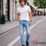 Trousers with Natural Fading