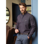 Chino trousers Blue Dobby