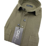 Shirt Slim Fit Olive green