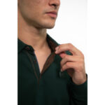Polo Blouse Green - Image 5