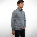 Blouse With Zipper Grey - Image 7