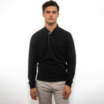 Blouse With Mao Collar Black