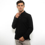 Blouse With Mao Collar Black - Image 6