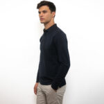 Polo Blouse Blue - Image 3