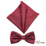 Oxford Bow Tie Set with Handkerchief