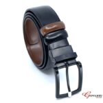 Reversible Leather Belt Black–Tan - Image 2