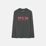Men's Blouse With Stamp "Great escape" Dark Grey