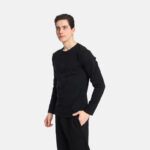 Men's O-Neck Blouse With Stamped Chest - Image 2