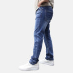 Jean Comfort Fit Trousers with Sandblasting - Image 2