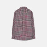 Men's Cotton Shirt Plaid Beige - Image 2