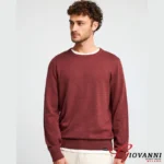 Long-Sleeve Henna Brown T-Shirt Garage