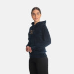 Women's Hooded Sweatshirt With Hood and Print - Image 2