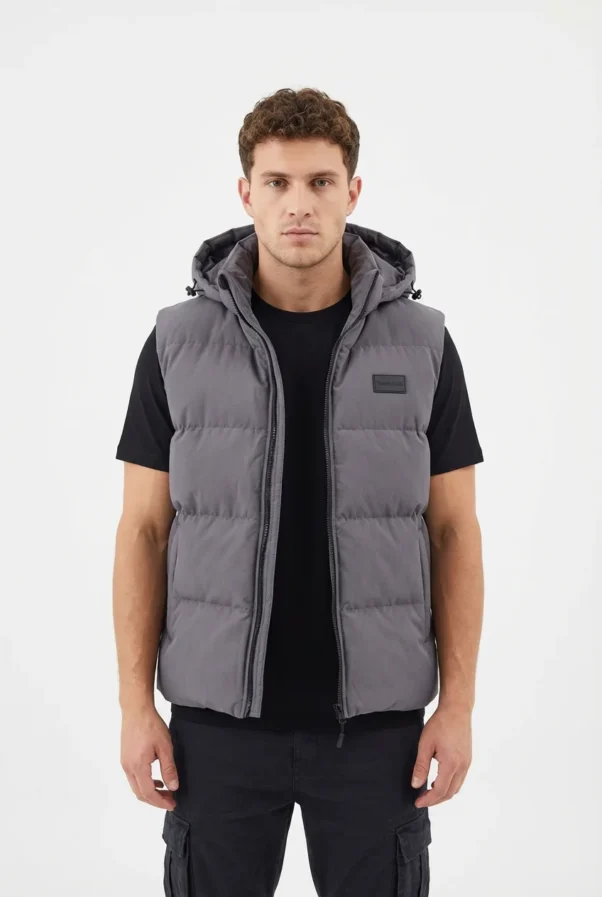 Casual Ανδρικό Αμάνικο Γιλέκο Puffer
